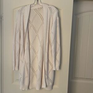 Splendid White Textured Knit Top